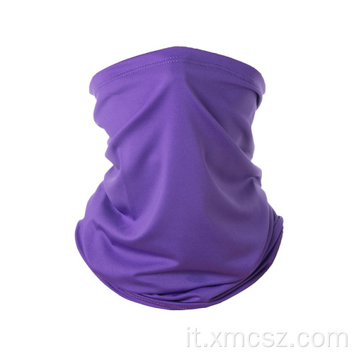 Sciarpa bandana con collo viola personalizzato